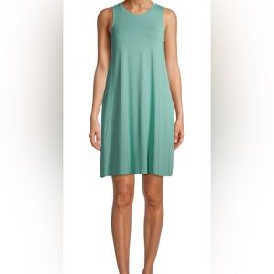 NWT TIME AND TRU WOMENS SLEEVELESS POCKET DRESS : GREEN
